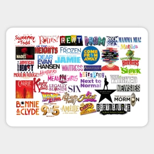 Modern Musical Theatre Medley Sticker